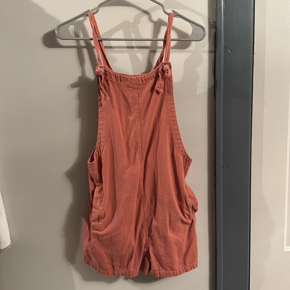 Pink blush maternity overalls. Size small